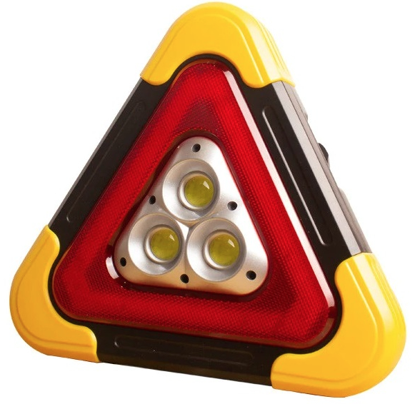 Lampa Triunghi SOLARA HB-7709 Reflectorizanta Auto 3xCOB LED 